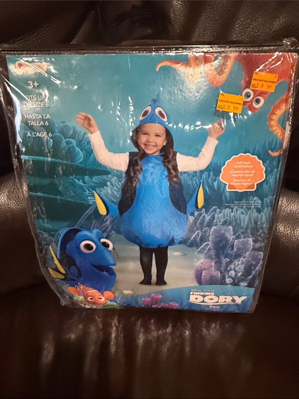 Vintage Disney Pixar Finding Dory Costume NWT